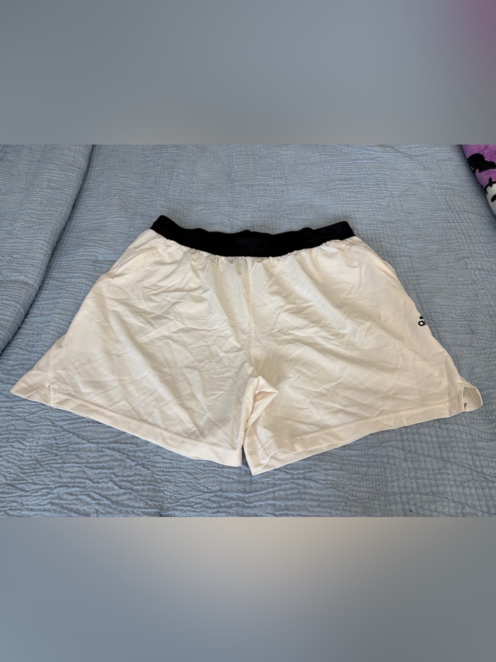 Adidas Men's Axis Woven Aeroready Gym
Training Shorts Chalk White/Black Size XL